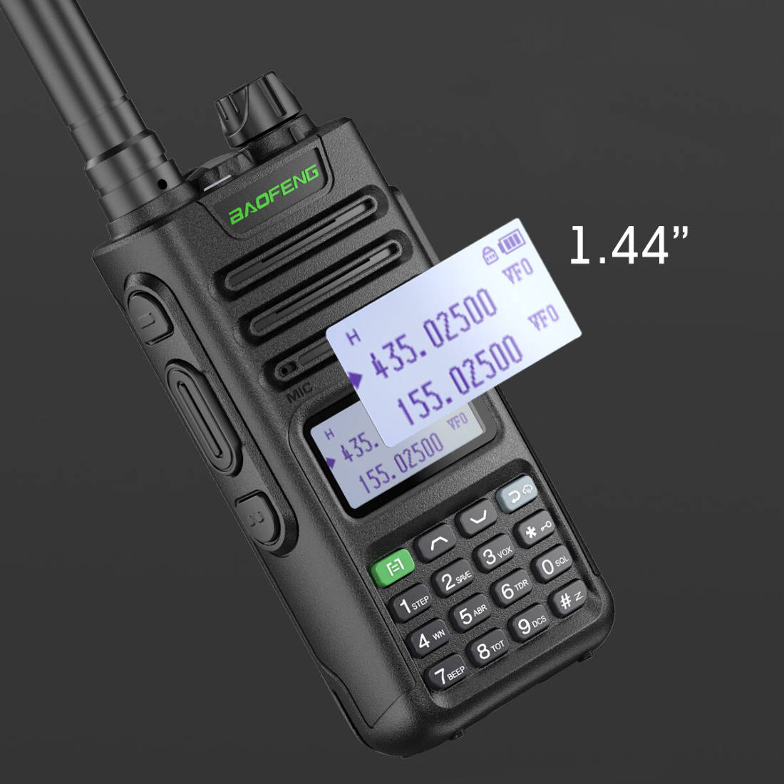 Рация Baofeng UV-16 Plus Зеленая (UHF/VHF) купить оптом в Екатеринбурге с  доставкой по всей России