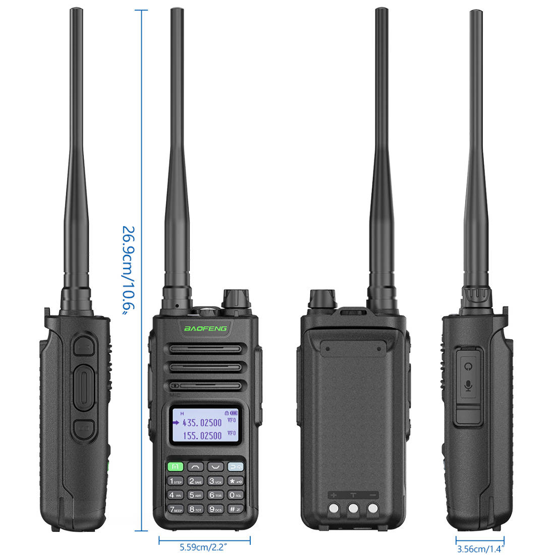 Рация Baofeng UV-16 Plus Зеленая (UHF/VHF) купить оптом в Екатеринбурге с  доставкой по всей России