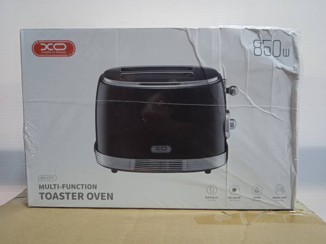 Тостер XO CF7 850W Toaster (EU) (черный) (УЦЕНКА! МЯТАЯ УПАКОВКА)