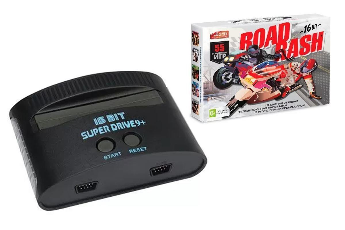 Игровая приставка Super Drive RR-55 16bit Road Rush (55 встроенных игр)  купить оптом в Екатеринбурге с доставкой по всей России