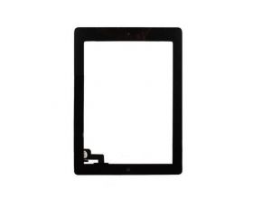 Тачскрин для iPad 2 с кнопкой Home + скотч (черный), org