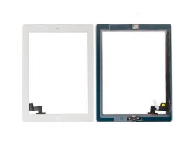 Тачскрин для iPad 2 с кнопкой Home + скотч (белый), org