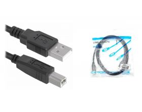 Кабель для принтера Орбита OT-PCC28 USB 2.0 USB(A)-USB(B) 1.5м (черный)