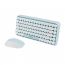 Комплект клавиатура+мышь беспроводной мультимедийный Smartbuy ONE 626376AG (мятно-белый)