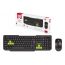 Комплект клавиатура+мышь беспроводной Smartbuy ONE 230346A (SBC-230346AG-KN) (черно-зеленый)