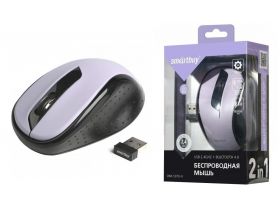 Мышь беспроводная Smartbuy SBM-597D-B Ниагара Dual Bluetooth+USB (SBM-597D-B) (черно-фиолетовый)