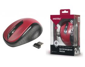 Мышь беспроводная Smartbuy SBM-597D-R Dual Bluetooth+USB (SBM-597D-R) (красный)