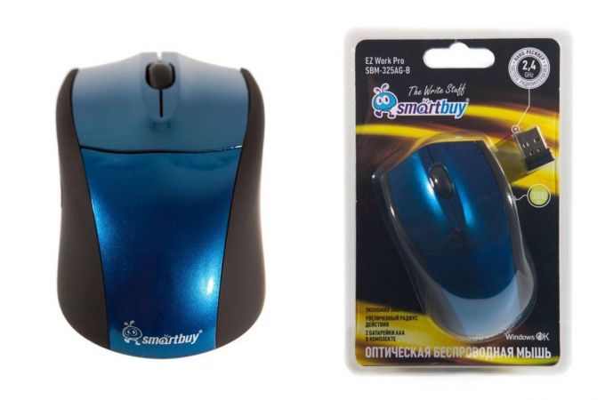 Мышь беспроводная Smartbuy ONE 325AG (SBM-325AG-B) (синий)