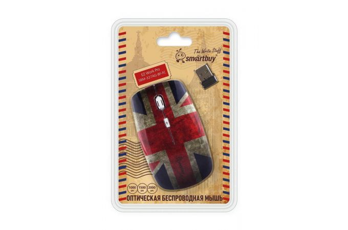 Мышь беспроводная Smartbuy ONE 327AG (SBM-327AG-BF-FC) (принт Британский флаг)