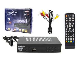 ТВ ресивер DVB-T2/C M1100 SUPER SIGNAL (Wi-Fi)