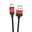 Кабель USB - USB Type-C BOROFONE BX28, 3A (красный) 1м