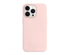 Чехол для iPhone 14 (6,1) Soft Touch MagSafe Сhalk Pink (мелово-розовый)