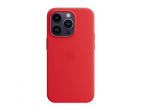Чехол для iPhone 14 (6,1) Soft Touch MagSafe Red (ярко красный)