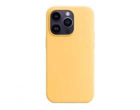 Чехол для iPhone 14 (6,1) Soft Touch MagSafe Sunglow (желтый)