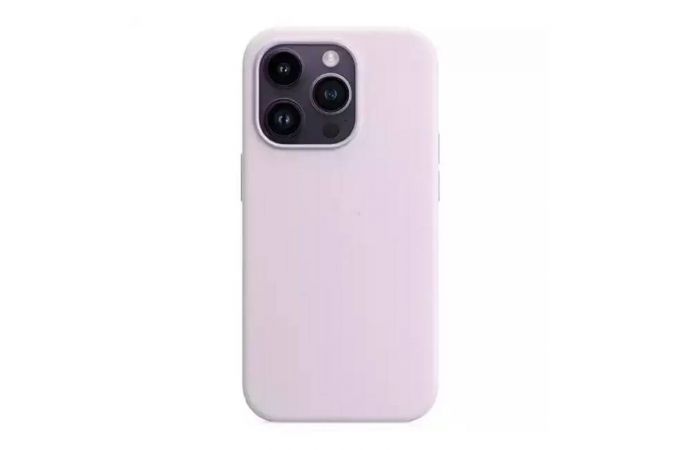 Чехол для iPhone 14 Pro (6,1) Silicone Case Soft Touch MagSafe Lilac (лиловый)