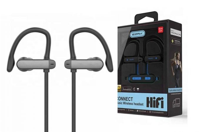 Наушники вакуумные беспроводные EZRA BW04 Bluetooth (черный)