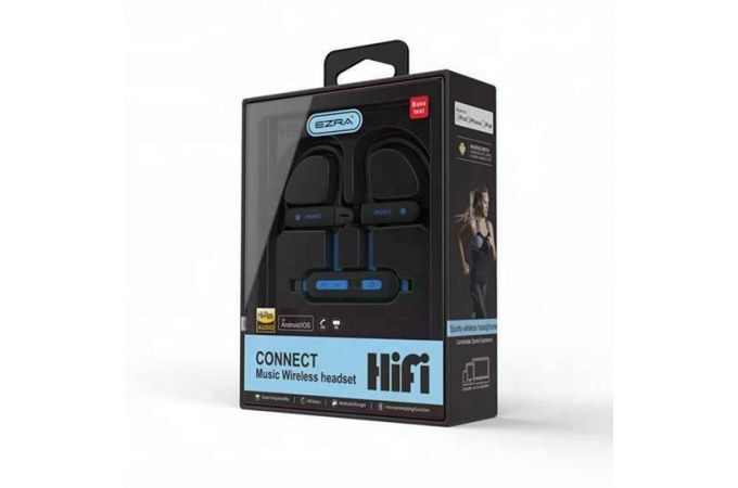 Наушники вакуумные беспроводные EZRA BW04 Bluetooth (черный)