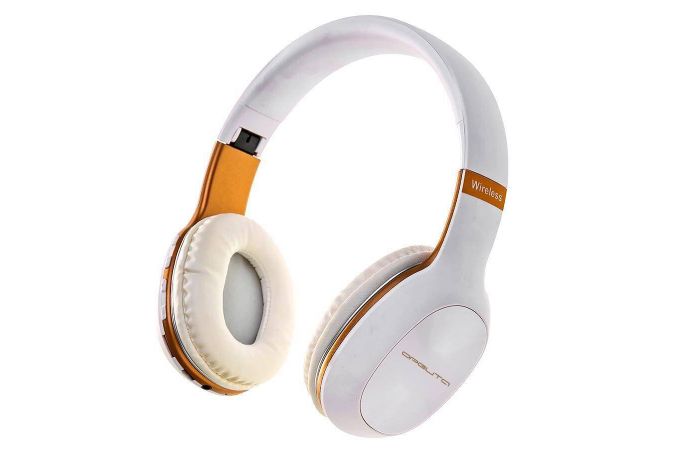 Наушники мониторные беспроводные Орбита OT-HP01 Bluetooth (белый)
