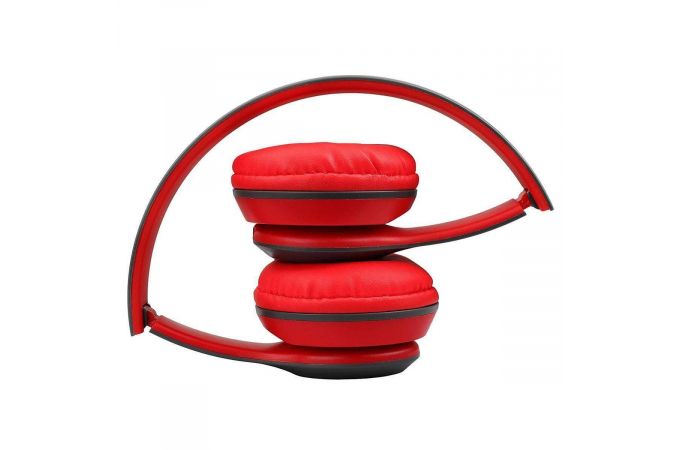 Наушники мониторные беспроводные Орбита OT-ERB42 FM,TF Bluetooth (красный)