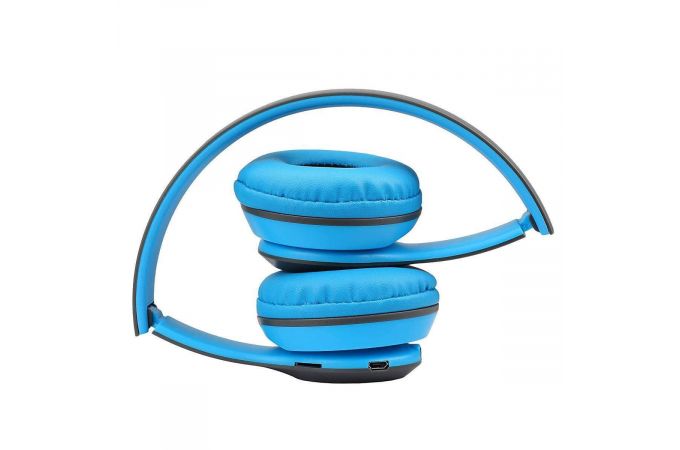 Наушники мониторные беспроводные Орбита OT-ERB42 FM,TF Bluetooth (синий)