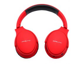 Наушники мониторные беспроводные Орбита OT-HP02 Bluetooth (красный)