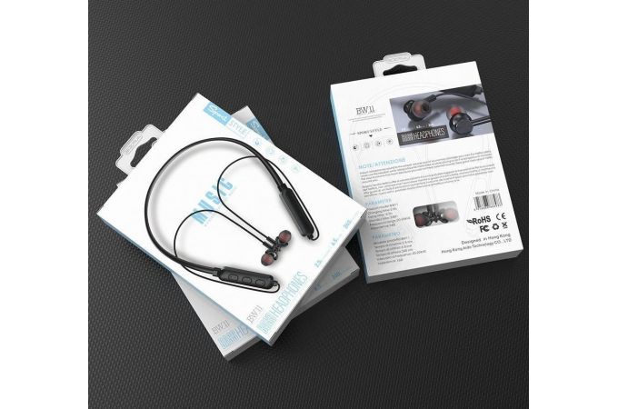 Наушники вакуумные беспроводные EZRA BW11 Bluetooth (черный)