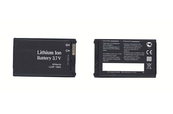 Аккумуляторная батарея LGIP-330GP для LG KF300, GM210, GW300, KF240, KF245 (BT)