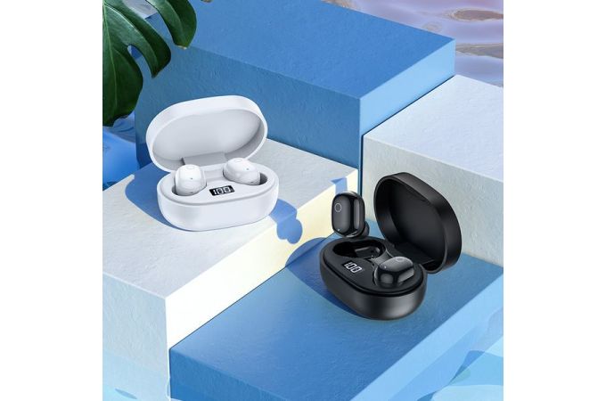 Наушники вакуумные беспроводные BOROFONE BW06 Manner true wireless BT Earphone Bluetooth (белый)