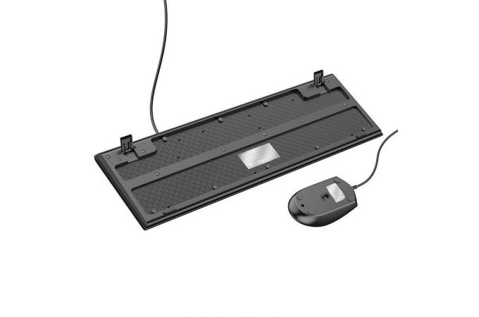 Комплект клавиатура+мышь проводной BOROFONE BG6 Business (Russian Version) USB (черный)