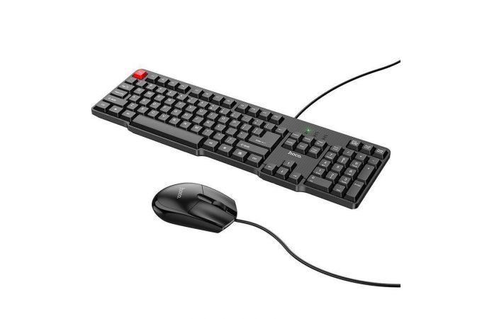 Комплект клавиатура+мышь проводной HOCO GM16 Business черный