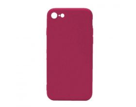 Чехол для iPhone 7/8 Silicone Case Soft Touch (спелый гранат)
