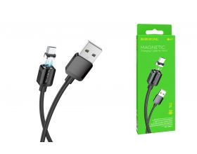 Кабель USB - MicroUSB BOROFONE BX57 2,4A (черный) 1м