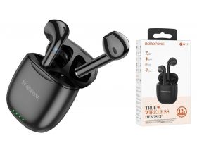 Наушники вакуумные беспроводные BOROFONE BW17 Only Me true wireless headset Bluetooth (черный)
