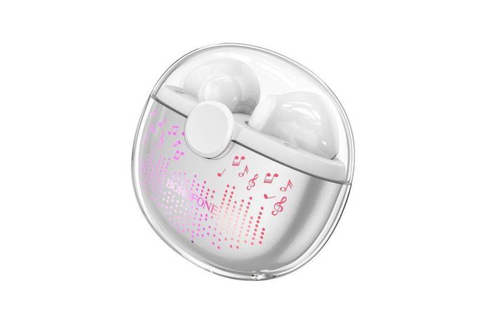 Наушники вакуумные беспроводные BOROFONE BW15 True wireless BT headset Bluetooth (белый)