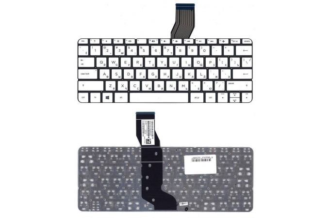 Клавиатура для ноутбука HP Stream 11-r 11-d белая