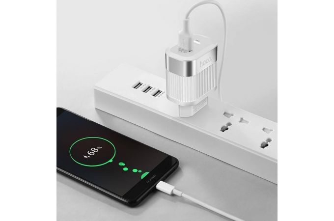 Сетевое зарядное устройство USB HOCO C58A Prominent PD+QC3.0 3000mAh (белый)