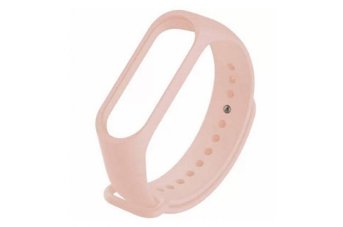 Ремешок силиконовый для XIAOMI MI Band 5 розовый песок