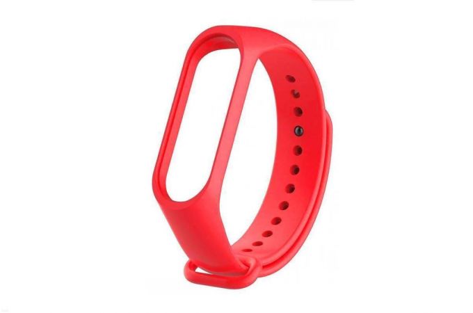 Ремешок силиконовый для XIAOMI MI Band 5 ярко-красный