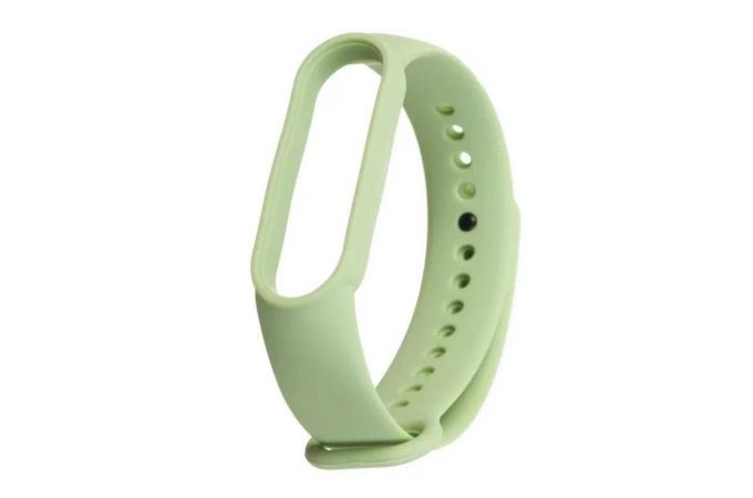 Ремешок силиконовый для XIAOMI MI Band 5/6/7 оливковый