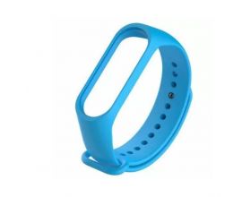 Ремешок силиконовый для XIAOMI MI Band 5/6/7 голубой