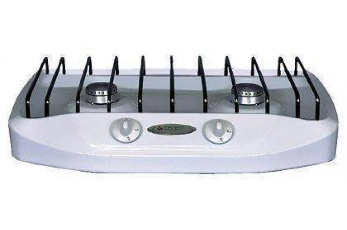 Плитка газовая GEFEST ПГ 700-03 2 конфорки,настольная,белая