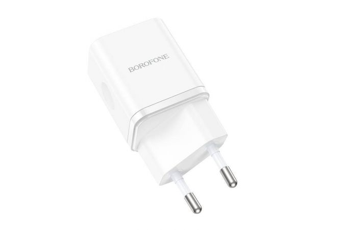 Сетевое зарядное устройство USB + USB-C BOROFONE BN7 PD20W+ QC3.0 (белый)