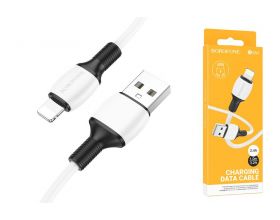 Кабель USB Type-C - Lightning BOROFONE BX84 (белый) 1м