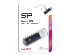 USB флеш накопитель 32 Gb Silicon Power Marvel M02 Silver USB 3.0 / SP032GBUF3M02V1S