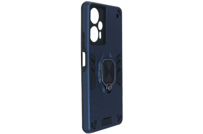 Чехол NEYPO DEF Case Tecno Spark 10 Pro т-синий  противоударный