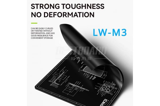 Силиконовый коврик для разборки мобильных устройств LUOWEI LW-M3 (593x345 мм)