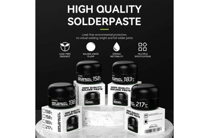 Паста паяльная LUOWEI LW-SP1 50 гр./ 158°C