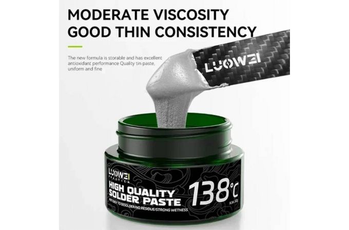 Паста паяльная LUOWEI LW-SP1 50 гр./ 199°C