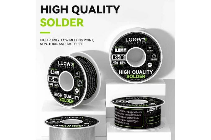 Припой (катушка) LUOWEI XS-03 0.3мм (40гр.)