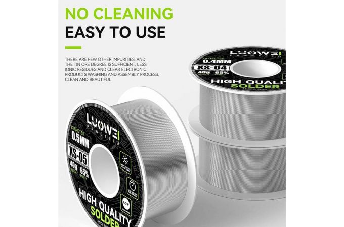 Припой (катушка) LUOWEI XS-03 0.3мм (40гр.)